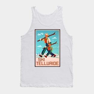 Ski Telluride Colorado Skiing Snowboarding CO Tank Top